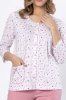 Piżama Leveza 1636 Dobrusia 3/4 M-2XL rozpinana